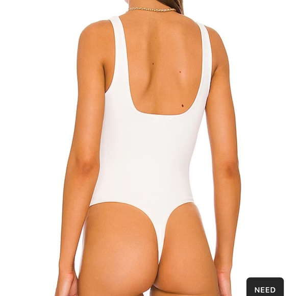 NWT Good American White Scuba Bodysuit - Picture 3 of 7